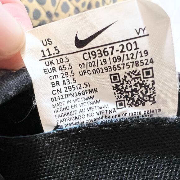 Nike Acg Low Cut Shoes Men 11.5 Cheetah Print Ci9367-201 Slip On Casual Sneakers - Picture 10 of 10